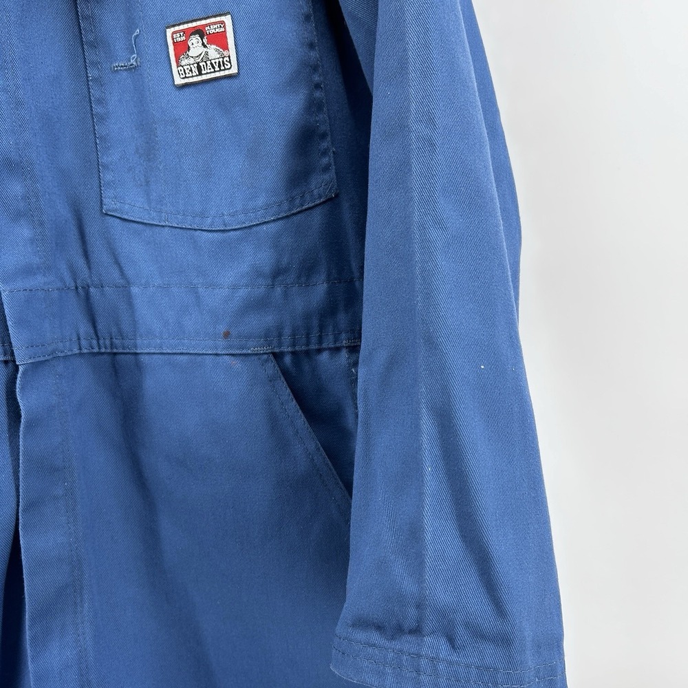 Ben Davis Workwear Coveralls Mens Blue Streetwear Jumpsuit  Heavy Duty USA Y2K - Picture 4 of 14